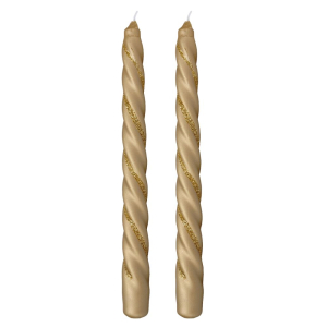 Świece Barok zdobiony szampański wzór 3 RAVI